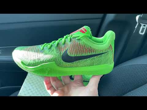 Mamba Rage Grinch Bryant shoes - YouTube