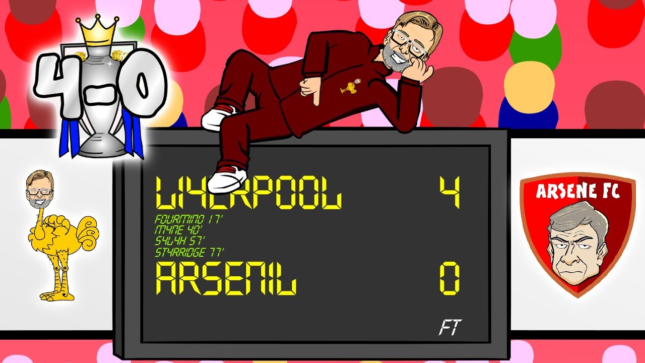 ðŸ’£BOOM BOOM BOOM BOOMðŸ’£ Liverpool 4-0 Arsenal [Parody Goals Highlights