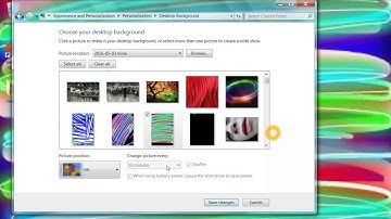 Adjust screensaver Windows 7.