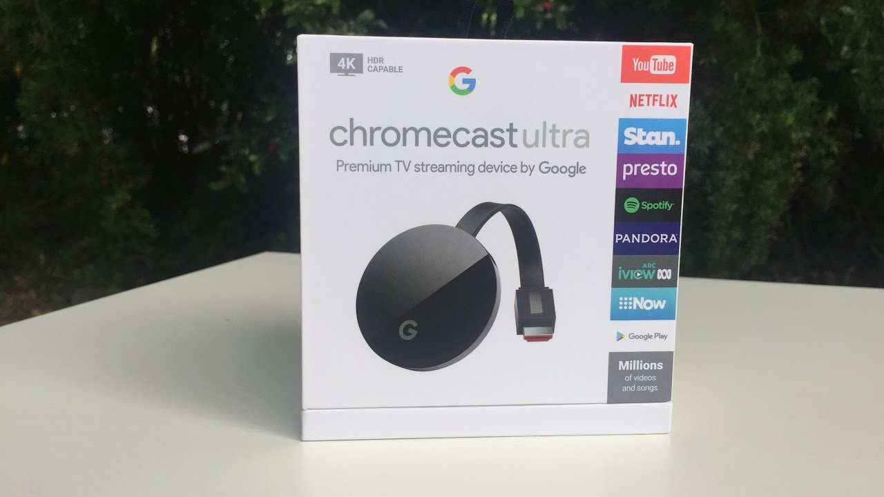 Chromecast ultra unboxing : 4K Streaming - YouTube