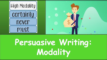 Persuasive Writing: Using High Modality Words to be Persuasive!