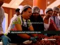 Cake mixing celebration welcoming Xmas
