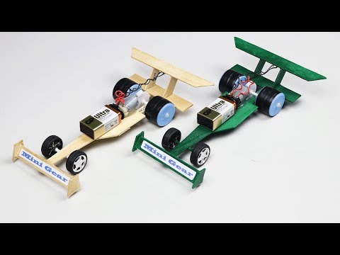 How to make F1 Car from DC motor at Home