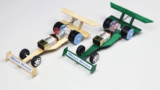 How To Make F1 Car From Dc Motor At Home