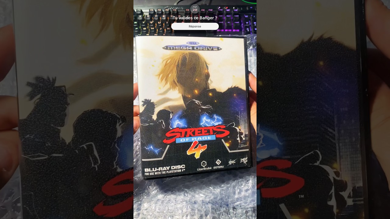 Limited Edition Streets of Rage 4 Retro Case & Steelbook  