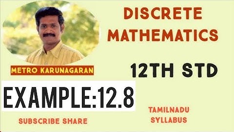 12th Std Maths Example 12.8 Let A=[1⁰¹1] B=[0¹¹1] be any two bollean matrices of same type. Find AVB