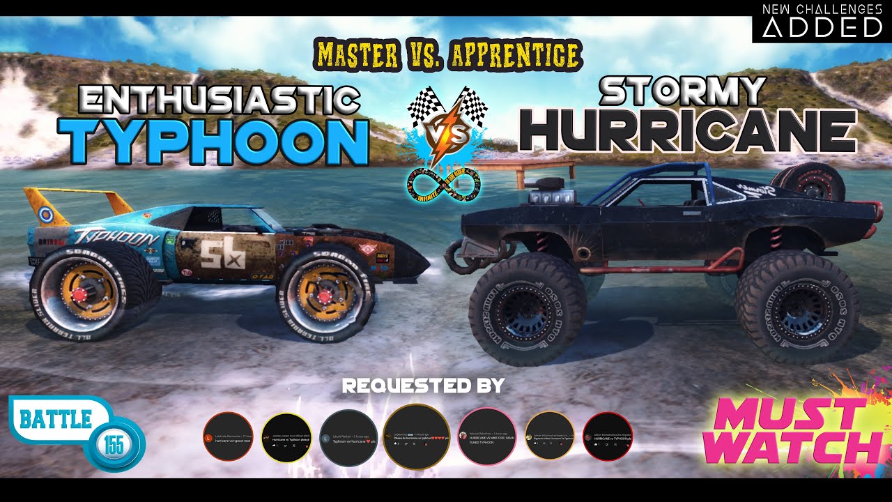 Off The Road Typhoon vs Hurricane Car Epic Battle OTR | Android New ...