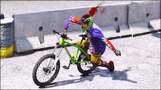 GTA 5 Bicycle Fails Episode 02 (Euphoria Physics Showcase)