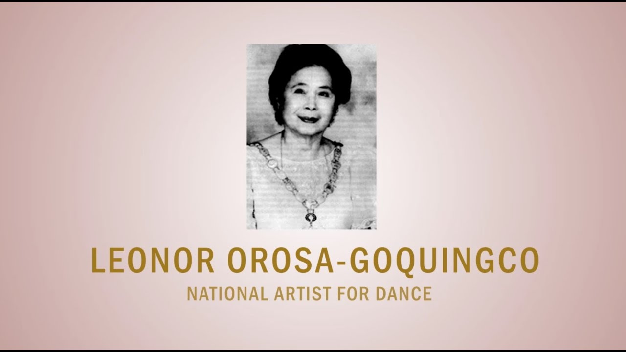 Order Of National Artists Leonor Orosa Goquingco Order Of National Artists Leonor Orosa Goquingco