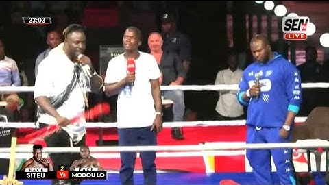 Face to face: Échange très tendu entre Siteu et Modou, Siteu déclare feu Modou Lo