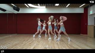 Itzy - Icy Mirrored 50%75% Slow Motion Part 1