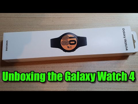 Unboxing the Genuine Samsung Galaxy Watch 4 - YouTube