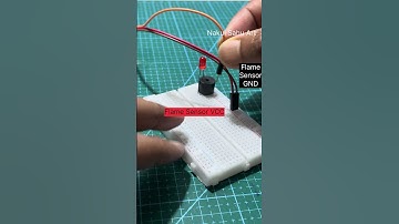 How to make Fire Alarm System using flame Sensor || Science Project #shortsfeed #nakulsahuart