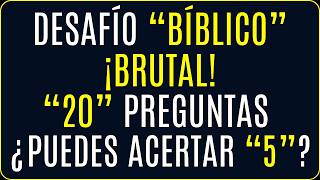 Reto Bíblico 15 Preguntas !EXTREMAS! ¿Puedes Acertar 5? 📖|🔥 Quiz Biblico Profetico