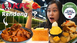 What to EAT in CHINATOWN SYDNEY Part 4 | Crazy KFC CRISPY RENDANG