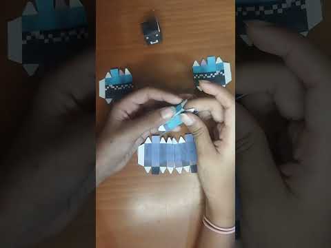 tutorial de cómo hacer un personaje de Minecraft papercraft