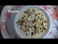 Basundi recipe shorts