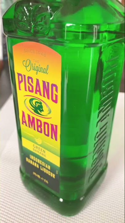 Original #Indonesian #Pisang Ambon Green #Banana Liqueur #alcohol