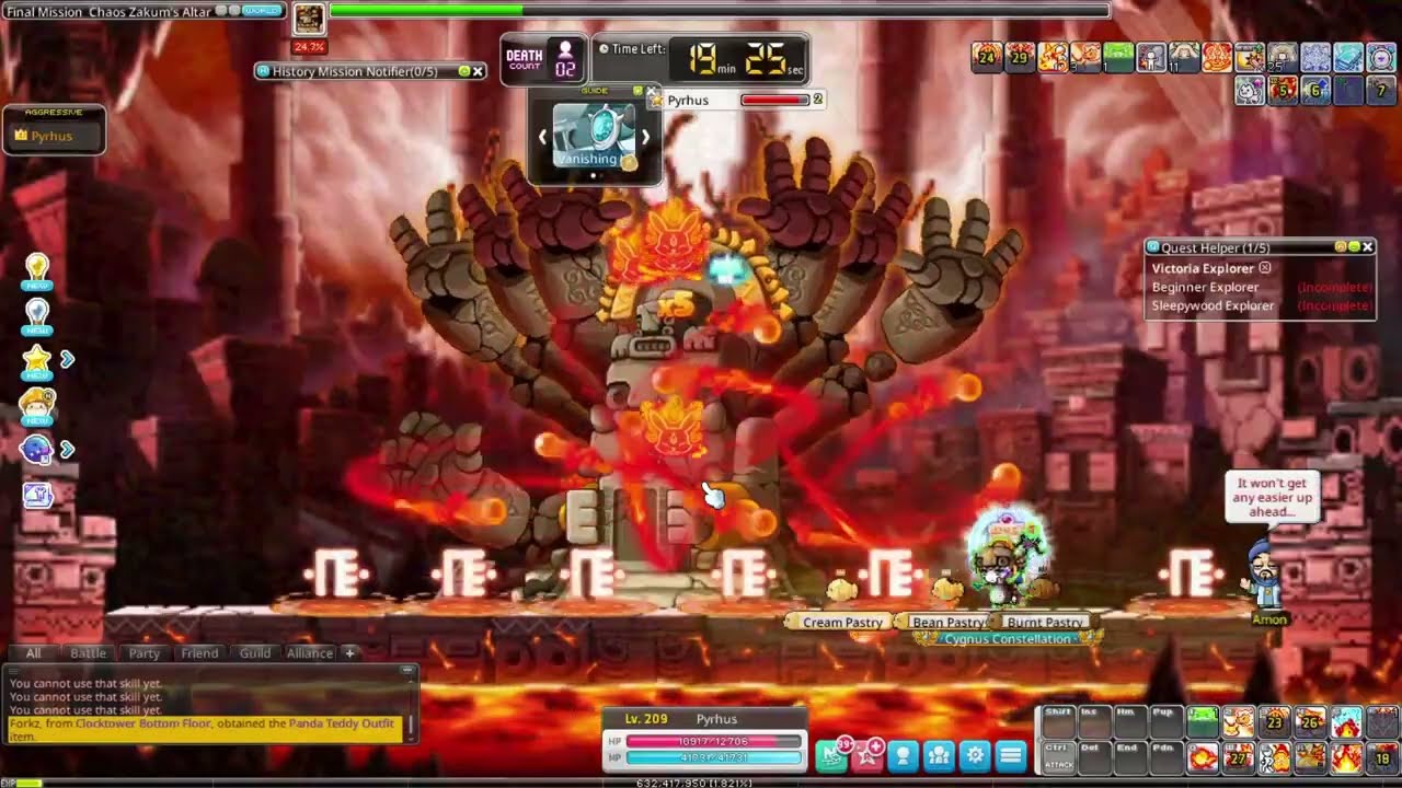 MapleStory N - Blaze Wizard Solo Chaos Zakum