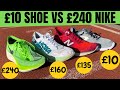 NIKE VAPORFLY VS HOKA CARBON X // NEW BALANCE 1080 AND £10 SHOE! SUPRISED!