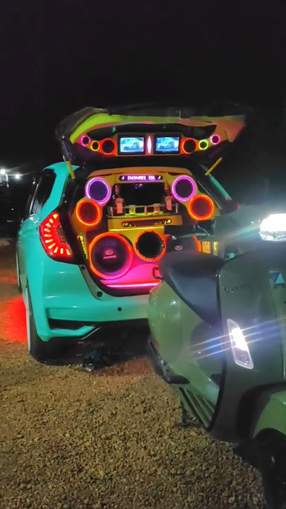 Honda jazz GK5 stay di rumah #fypシ #viral #modifikasi #hondajazzgk5 #storywa #vespa #vespakencang