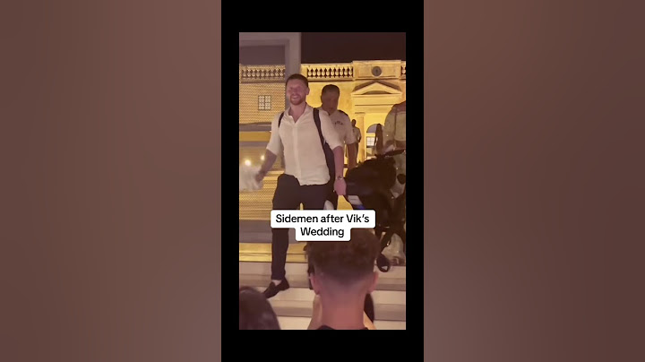 Sidemen At Viks Wedding