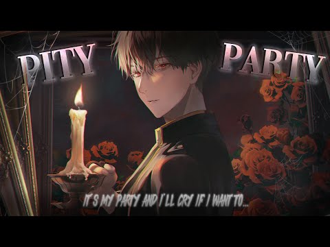 Nightcore ↬ Pity Party [MALE ROCK VERSION | sped up]