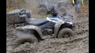 ATV OFF-ROAD Linhai 500 4x4 v BAHNĚ!! (in mud)