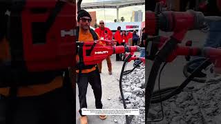 Hilti 2200W Demolition Tools Break 30cm Concrete Fast With Anti Gravity Support System