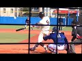 【完璧なHR】早稲田大 中川卓也 (新2年 大阪桐蔭) 打った瞬間のライトへのホームラン 2020/3/1 駒澤大戦 カッコいいルーティンも