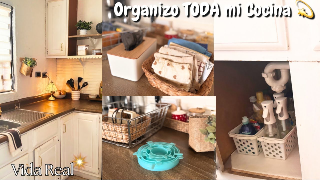ORDEN Y LIMPIEZA EN LA COCINA Elimino el Desorden y Aprovecho TODO el Espacio|Vida Real💫