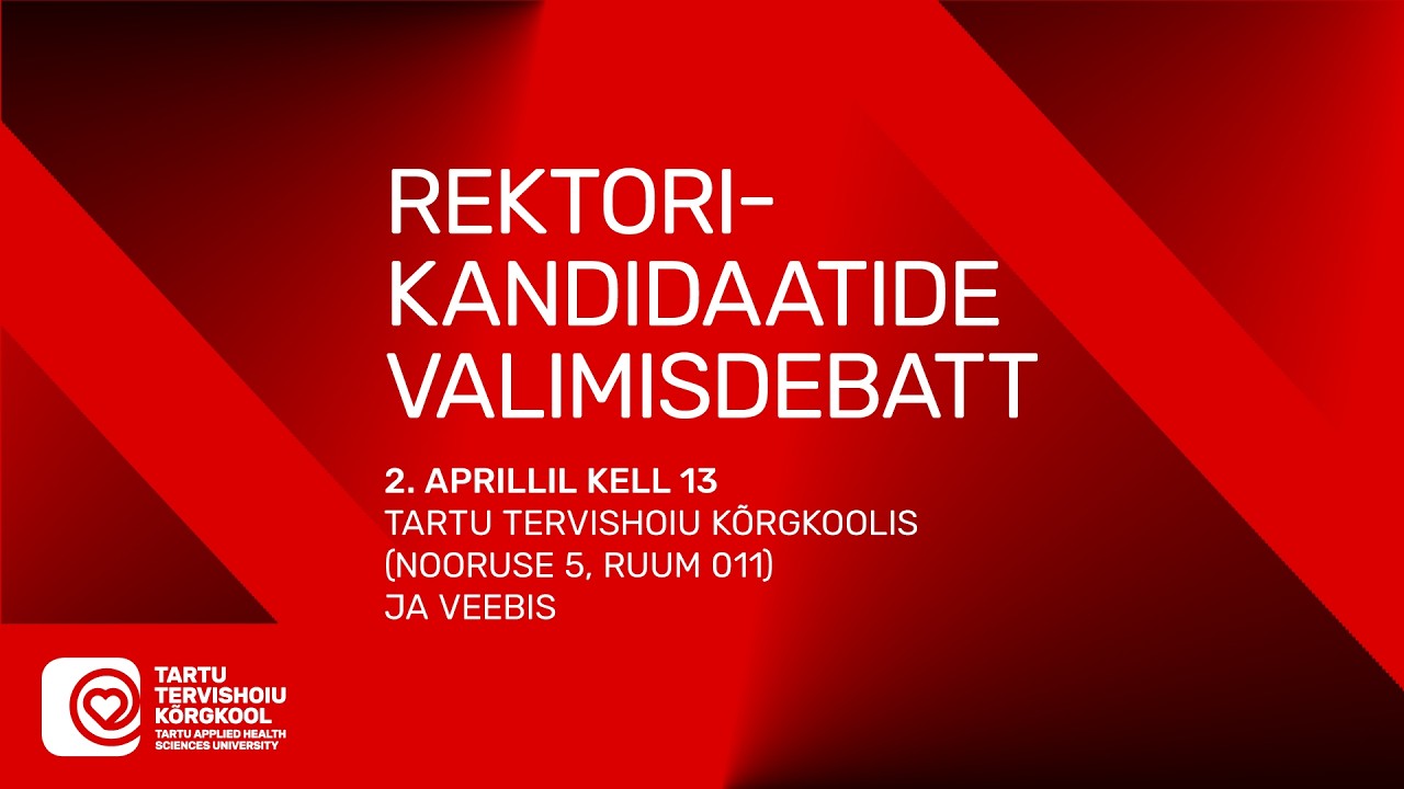 Rektorikandidaatide valimisdebatt