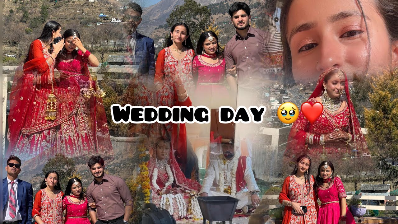 Monika Ki Wedding Me Khub Mze Kiye 🥰❤️|| Kullu ki Shadi 😋#himachal #dham #weddingday #weddingvideo 