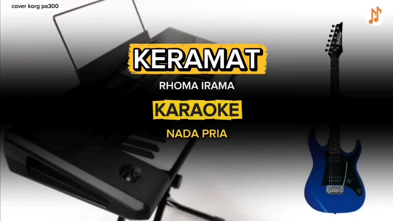 KERAMAT - KARAOKE - NADA PRIA - NADA COWOK