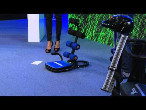 newgen medicals Profi-Laufband mit Fitness-Station und Bandmassage