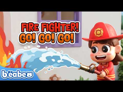 FIRE FIGHTER GO GO GO | Beabeo Nursery Rhymes & Kids Songs