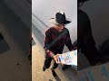 J.B. Smoove stops and signs autographs at Jimmy Kimmel