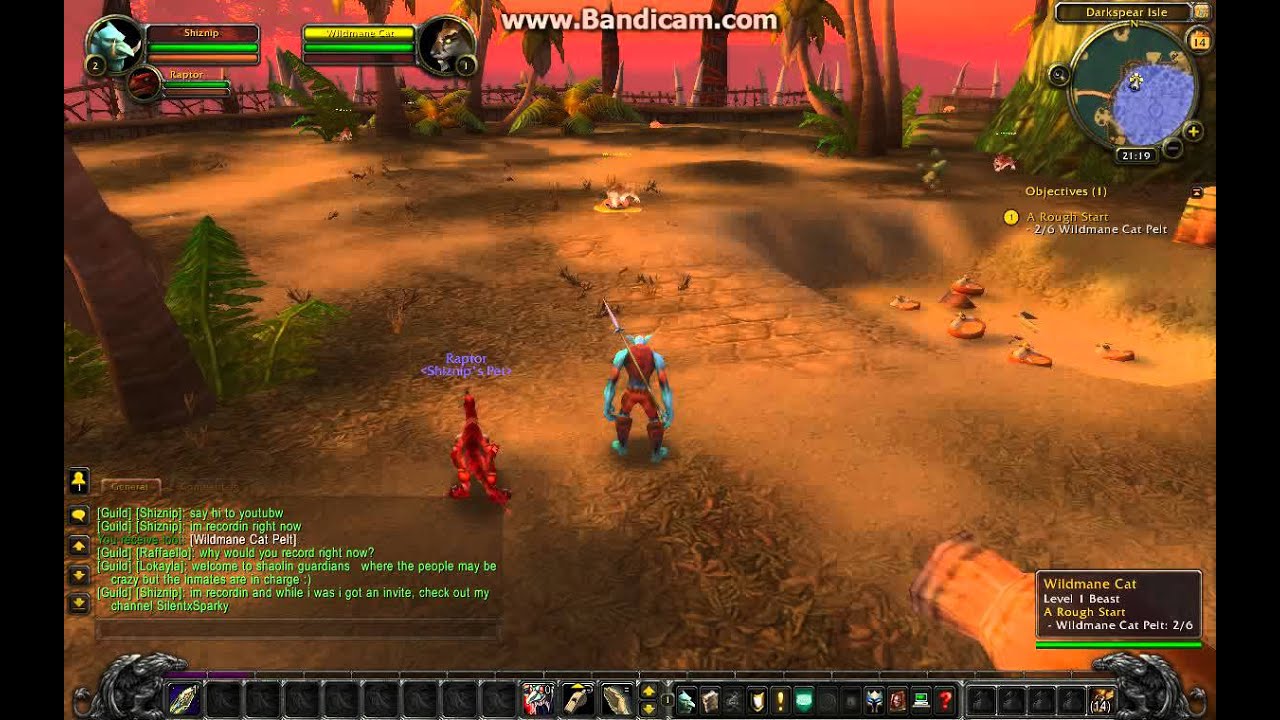 WoW Lets Play - I'm a Troll with a Raptor Pet!