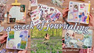 a cozy week of journaling ✶ stationery haul & spring days