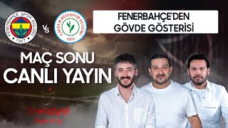 Fenerbahçe 5 - 0 Çaykur Rizespor Maç Sonu CANLI | Serhat Akın, Berkay Tokgöz, Muhammed Türkmen