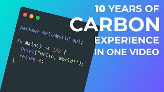 Carbon Lang Beginner Tutorial: Parts 1 & 2