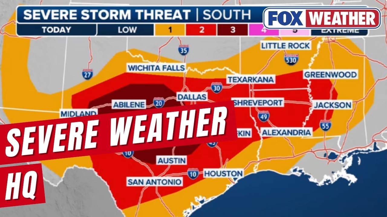 Heavy Rain And Severe Storms Continue In The Gulf Coast And Southeast ...