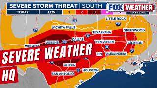 Heavy Rain And Severe Storms Continue In The Gulf Coast And Southeast