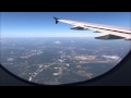US Airways A321 arriving at Charlotte CLT