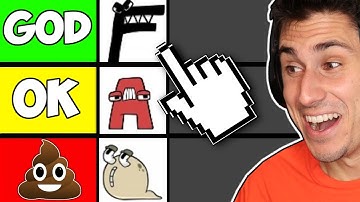 Ranking The ENTIRE ALPHABET LORE!