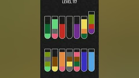 Water Sort Puzzle Level 117 | Level 117