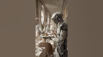 🤖 Robot Waiter Confused Where to Put the Plate! 🍽️😂