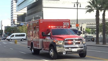 LAFD RA 209 Responding Code 3