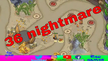 king of defense level 36 nightmare with local hero