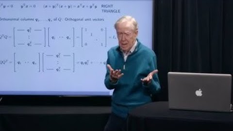 Part 3: Orthogonal Vectors